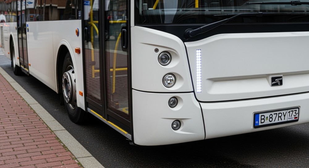 Nowoczesne wiaty przystankowe z LED w gminie Polkowice